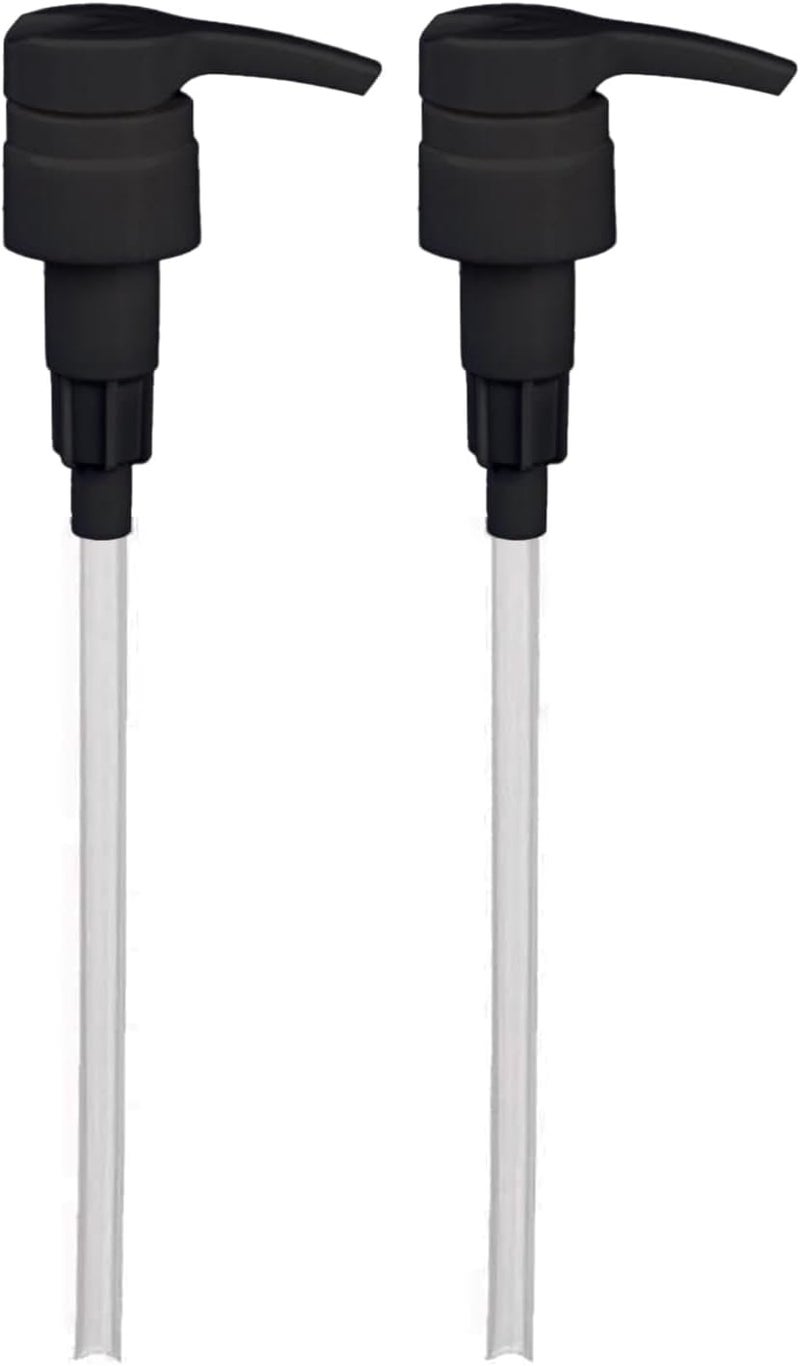 vigor path Universal Shampoo/Conditioner Dispenser Pump for Bottles, Leak Proof, Pump Top Fits 1 L/33.8 oz Bottles, 28/410 Neck Size, Black (Pack of 2) - Image 1